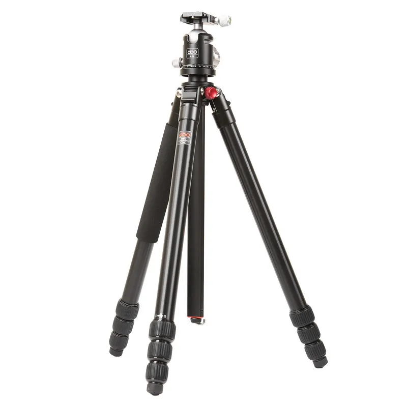 

OBO Factory wholesale professinal Aluminium Alloy tripod detachable monopod and 360 Degree Ball Head for DSLR Camera.