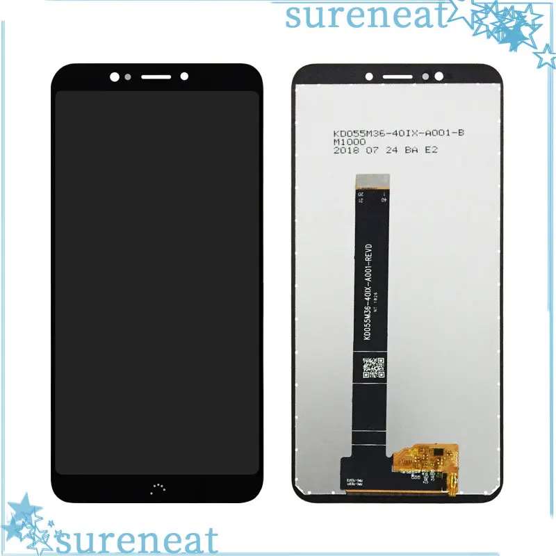 

ЖК-экран 5,45 дюйма для BQ Aquaris C + цифровой дигитайзер сенсорного экрана в сборе для BQ C ЖК-экрана Pantalla тактическая запасная часть для телефона