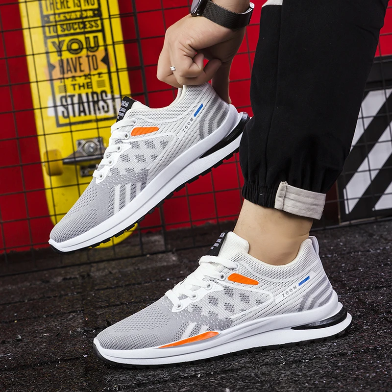 GREENGLIN PROFESSIONAL RUNNING SHOES FOR MEN LIGHTWEIGHT MEN'S DESIGNER MESH SNEAKERS LACE-UP MALE OUTDOOR SPORTS WALKING SHOE