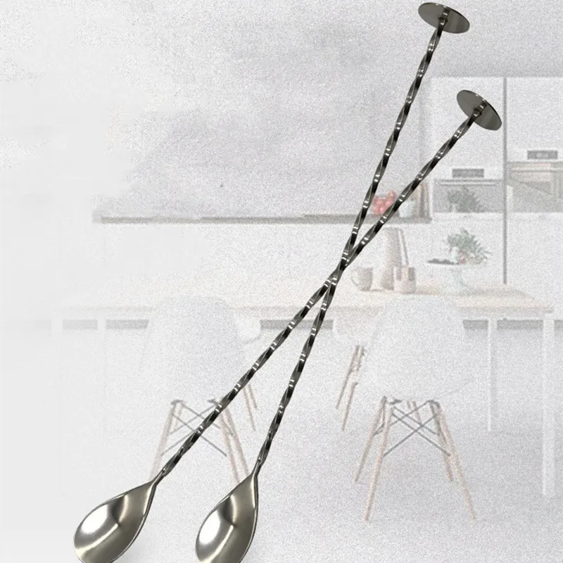 

Высококачественный шейкер для коктейлей и баров из нержавеющей стали со спиральным рисунком, шейкер для напитков, тростник, кухонная посуд...