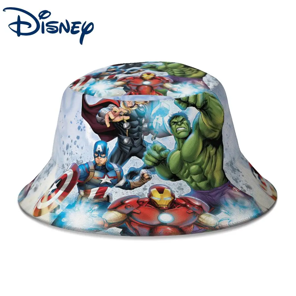 

Summer Avengers Prepared To Attack Bucket Hats for Women Men Disney,Marvel Outdoor Travel Foldable Bob Fisherman Hat Sun Cap
