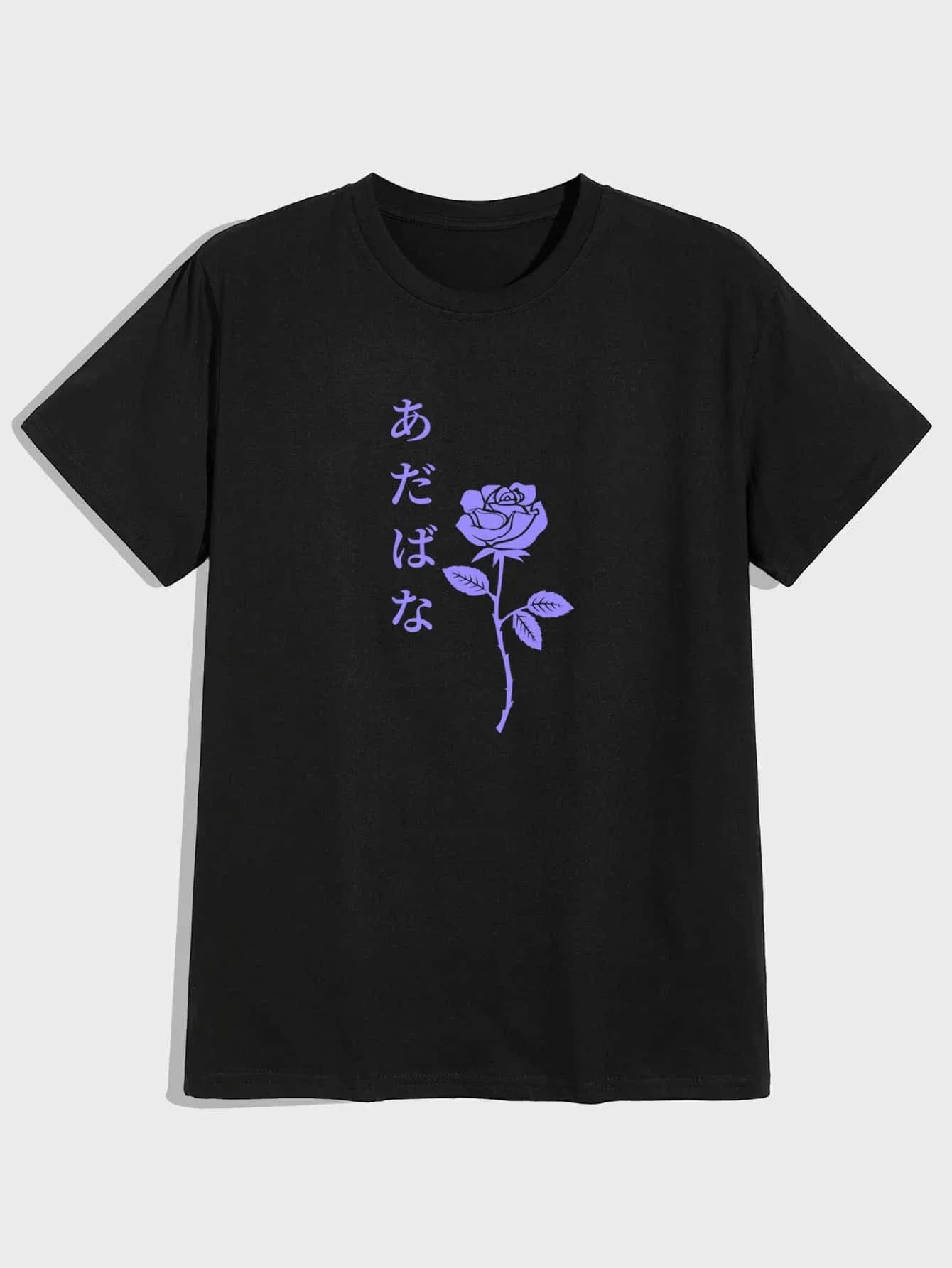 

ROMWE Guys Floral Graphic Tee