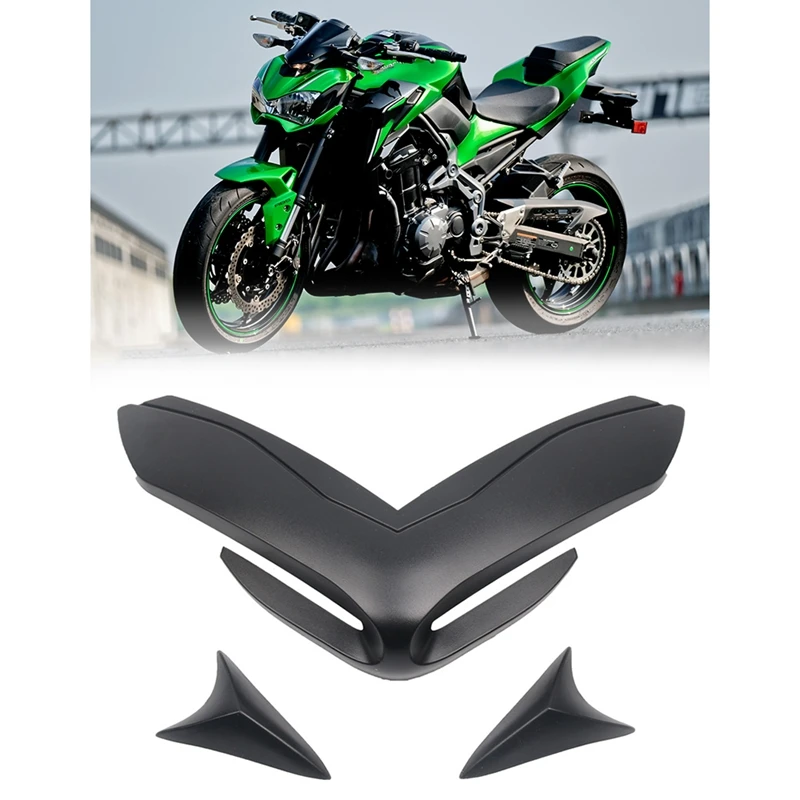 

Переднее крыло мотоцикла, обтекатель, аэродинамические крылья, удлинитель накладки на нос, конус для Kawasaki Z900 2017-2019