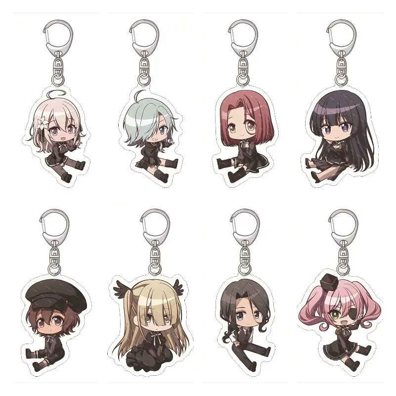 

6CM Japan Anime Spy Classroom Figures Lily Greti Cosplay Acrylic Keychains Cute Bag Pendant Decor Accessories Toy Fans Gift