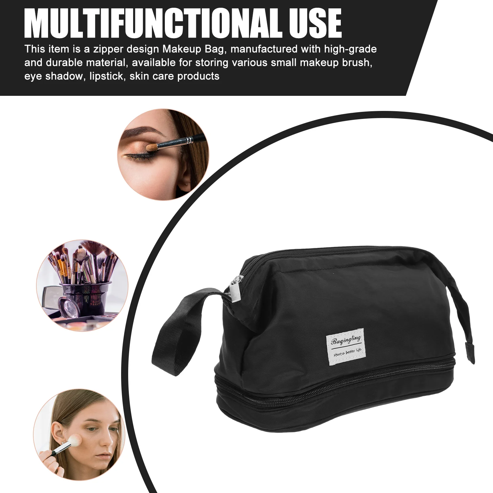 Двухслойная сумка Miss Organiser для путешествий оксфордская дорожная ручная макияжа