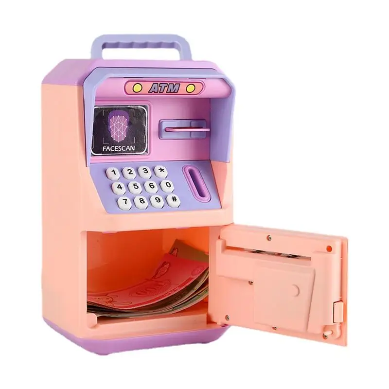 

Банкомат для детей, портативная монета, игрушечный банк, Детские банки, игрушечный сберегательный банк, наличный банк, детские игрушки, Интеллектуальное распознавание лица