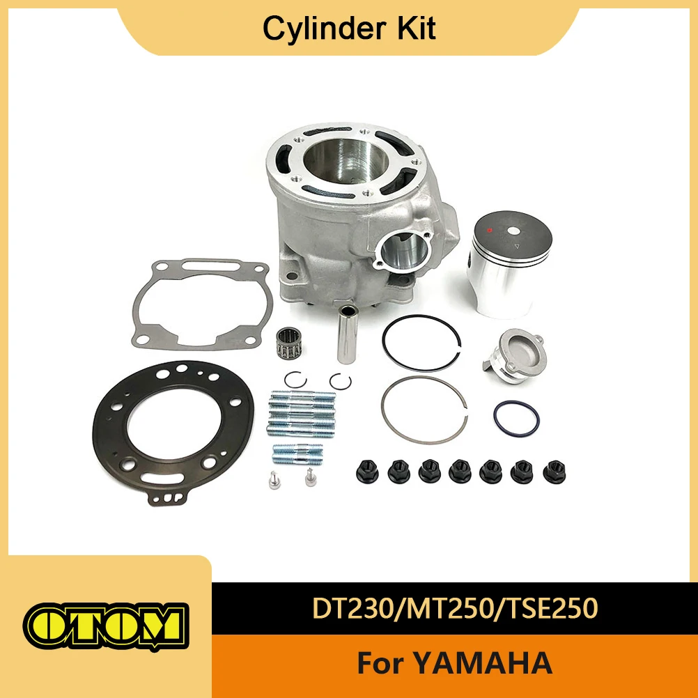 

Motorcycle For YAMAHA 66.8mm Piston Cylinder Kit STD Pin Gasket O Rings DT230 MT250 TSE250 2 Stroke Engine Off-road Dirt Bikes