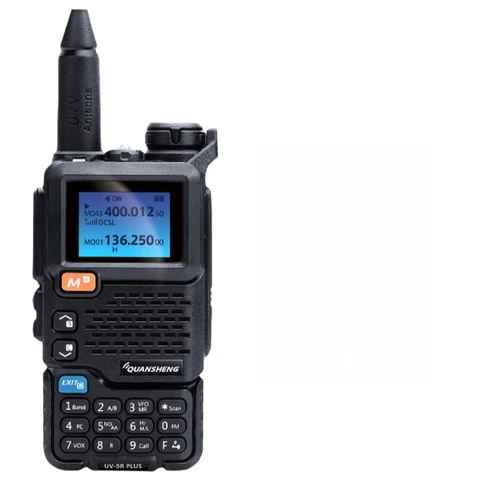 Quansheng UV 5R Plus Walkie Talkie Портативный Am Fm двусторонний радиокоммутатор VHF Station K5 Приемник Ham Беспроводной комплект дальнего действия