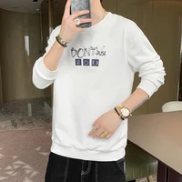 mens casual sweatshirts harajuku solid color 2022 fashion male o neck hoodies hip hop streetwear pullover for youth tops clothes
