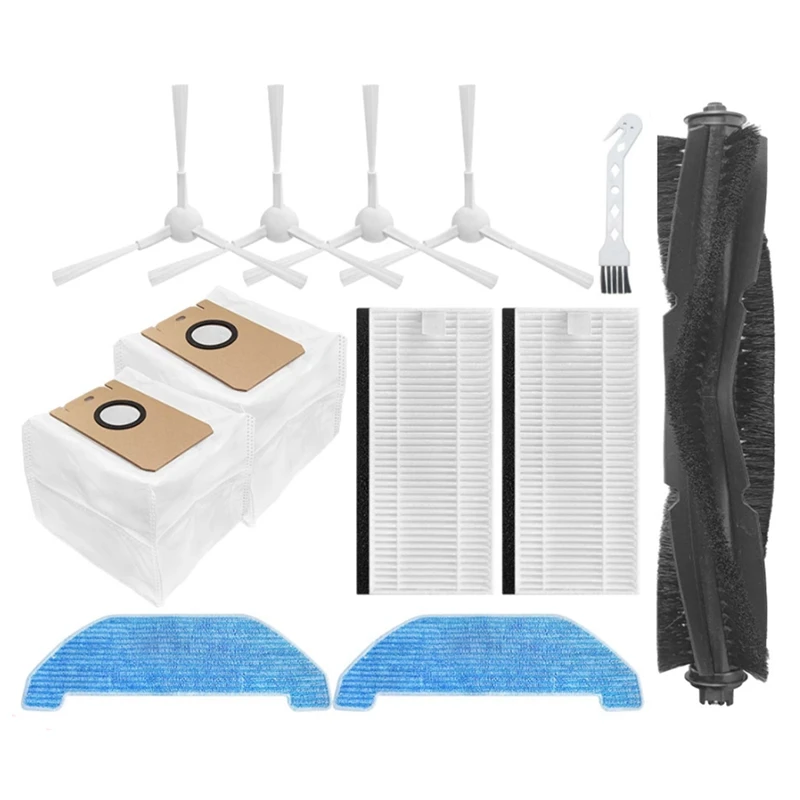 

12Pcs Replacement Spare Parts For Neabot Q11 Robot Vacuum Cleaner Main Side Brush Mop Cloth HEPA Filter Dust Bag