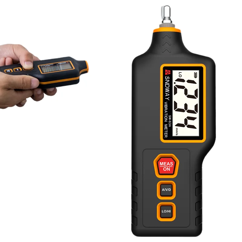 SNDWAY цифровой виброметр высокий 0 1-199 9 м/S2 ручной виброанализатор вибратор-тестер