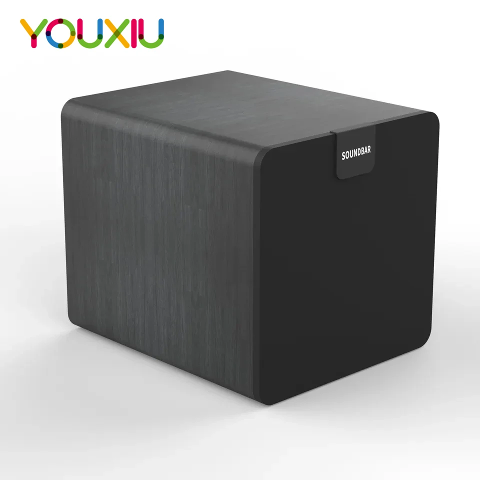 80W Subwoofer Soundbar High-power Audio Speaker HiFi Home Theater Bookshelf Speaker Wooden Fever Passive Computer LoudSpeaker