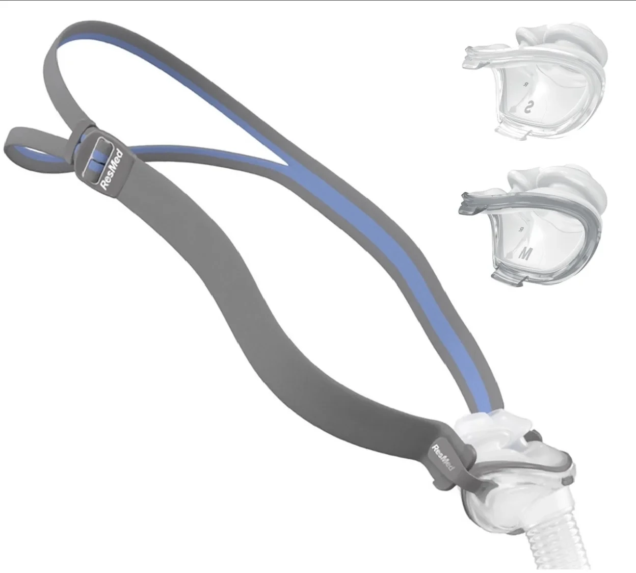 Фото ResMed AirFit P10 Назальная подушка CPAP Маска против храпа Апно во сне Авто-BiPAP Совместимые маленькие средние большие подушки в комплекте №1