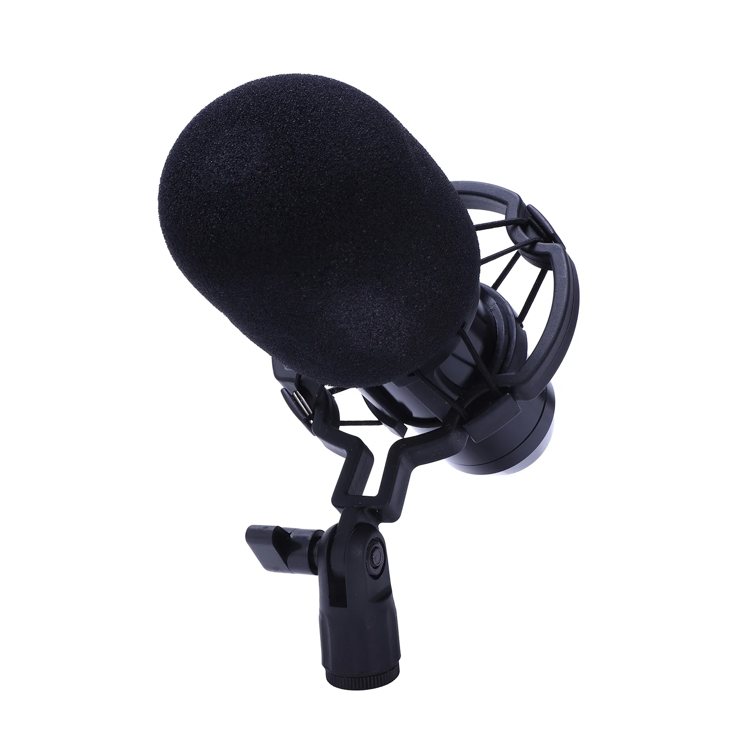 

BM 800 Karaoke Capacitor Microphone With Shock Mount Condenser Microphone Mic Kit For Radio Sound Recording KTV Singing(Black)
