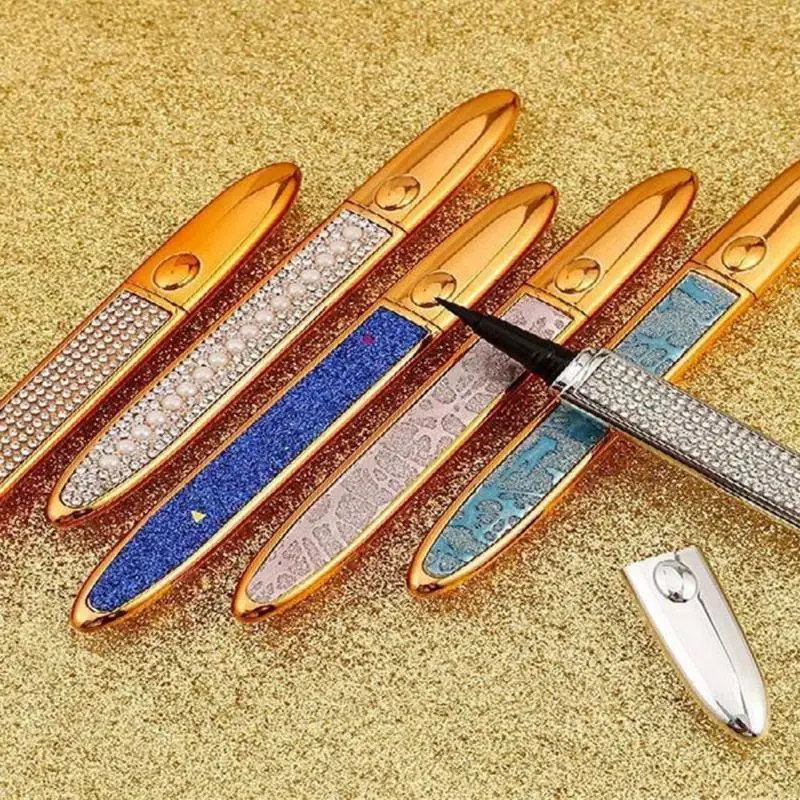 

Жидкая жидкая подводка для глаз Star diamond, липкая подводка для глаз, карандаш, многоразовые ресницы, безклеевая Косметика для макияжа глаз