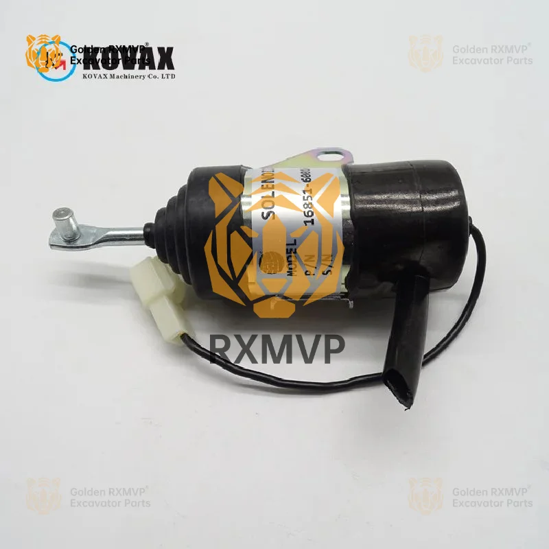 Для трактора 16851-60014 Электромагнитный клапан остановки 12 В для экскаватора bx1800d