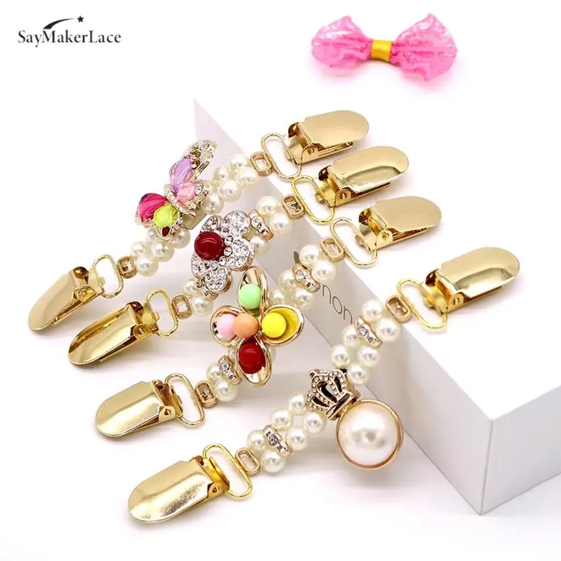 

Vintage Fashion Pearl Sweater Clip Silk Scarf Button Duck Clip Shirt Dress Brooch Clip Cardigan Clasps Blouse Shawl Accessories