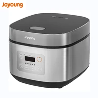 joyoung rice cooker steamer 4l 8 cups 860w multi cooker non stick mini rice cooker oatmeal keep warm led display metal gray
