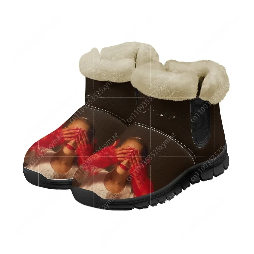 Фото Сапоги Ariana Grande Snow Boots для мужчин и женщин: теплые, высококачественные, повседневные, легкие, спортивные, кастомные кроссовки для пар №3
