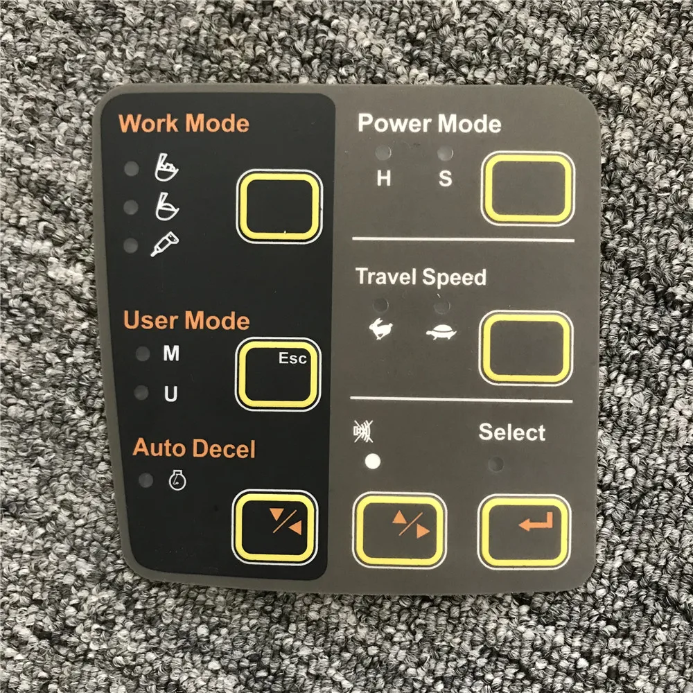 

Suitable for Hyunda Excavator R60-7 R210-7 R225-7 Display Stickers Button Decals