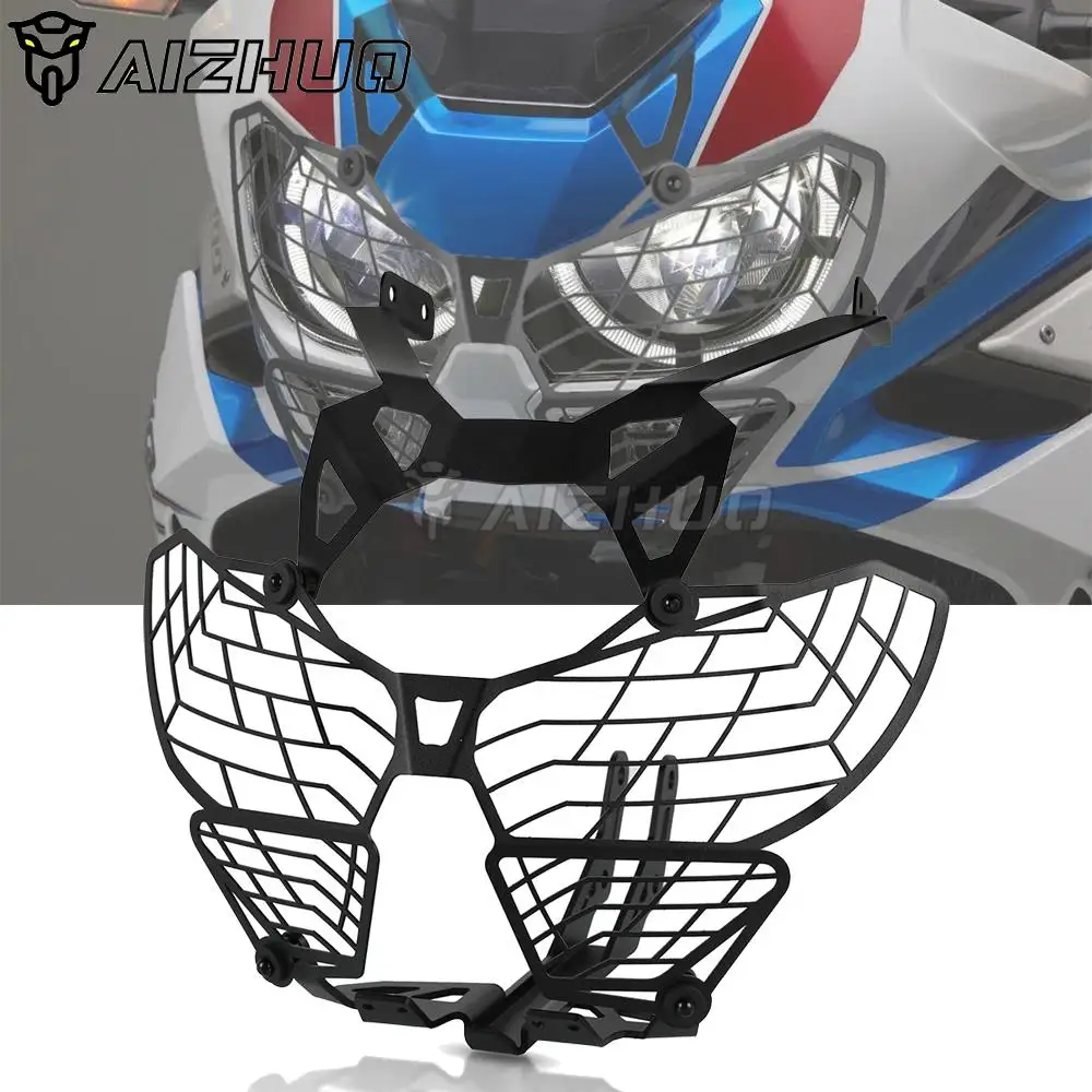 Enlarge For HONDA CRF1100L AFRICA TWIN 2019-2021 Motorcycle Headlight Headlamp Grille Guard Cover Protector CRF1100 L CRF 1100L 2020
