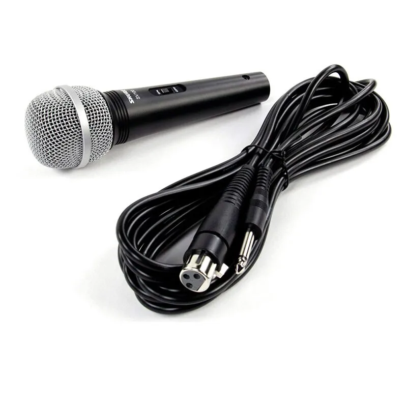 Оригинальный проводной микрофон Shure SV100 SV200 для домашнего пения караоке