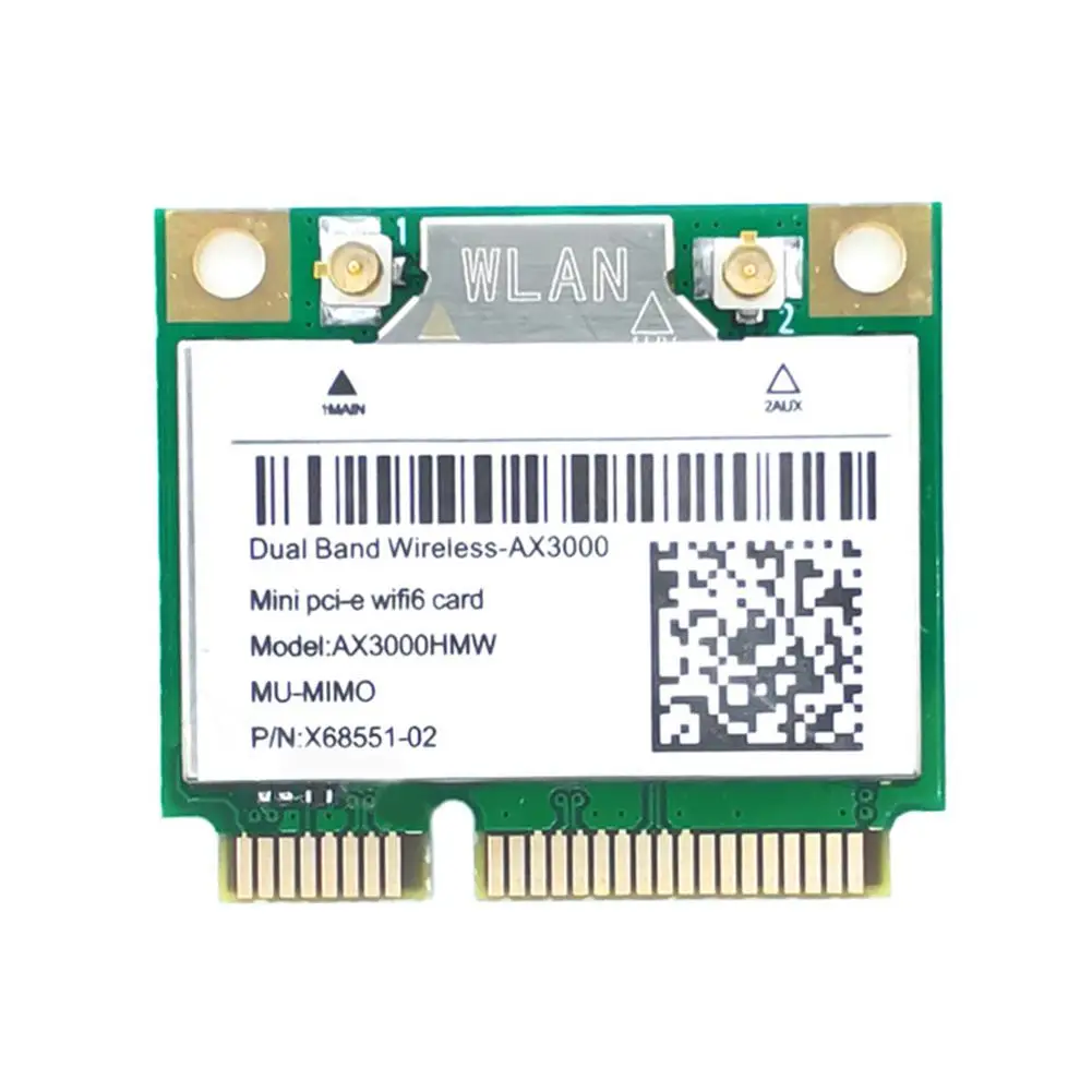 AX200 AX3000 модуль Wifi 6/5/4 Bluetooth-совместимая мини PCI-E беспроводная карта сетевой