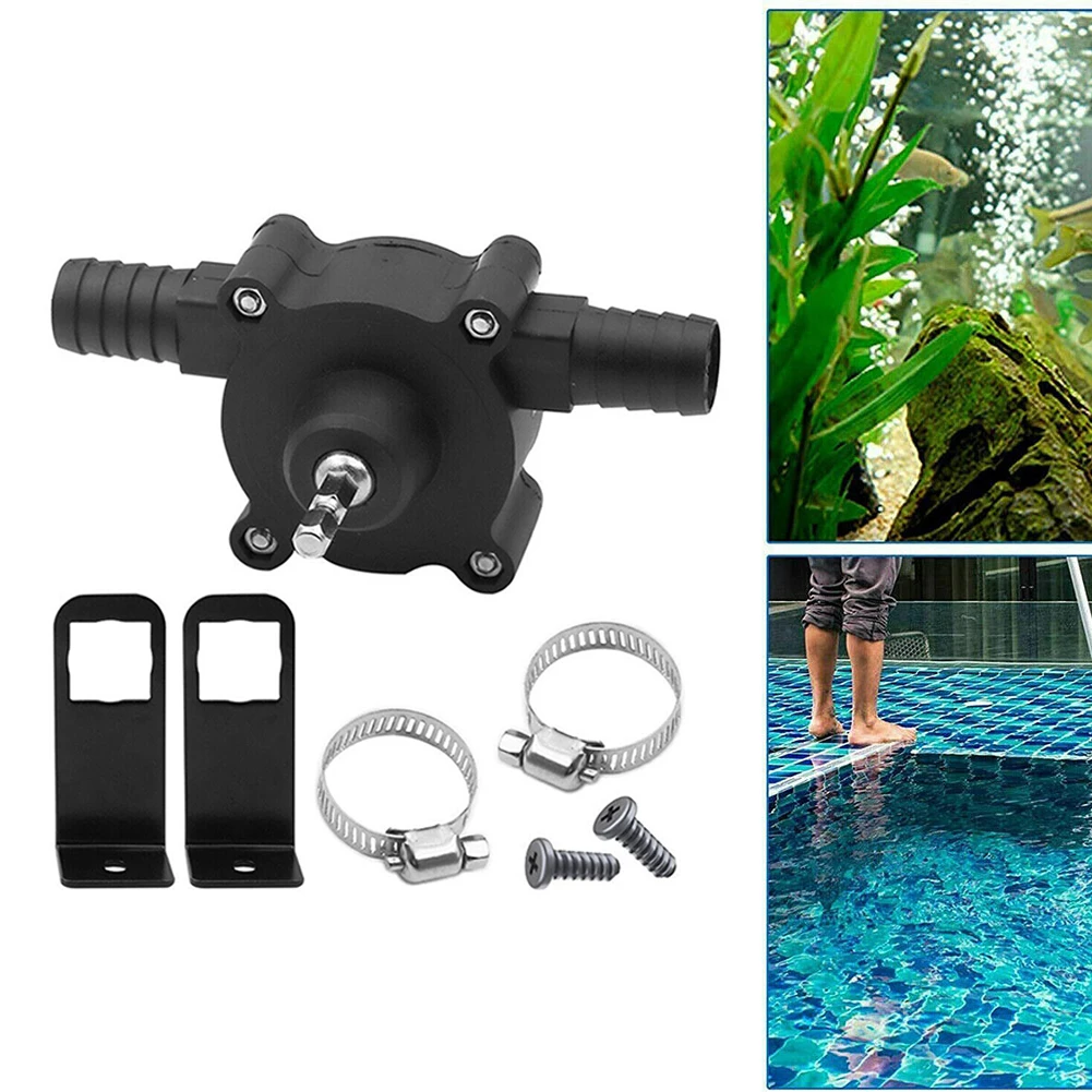 

Portable Electric Drill Pump Diesel Oil Fluid Water Pump Mini Hand Self-priming Liquid Transfer Pumps Home Garden Outdoors