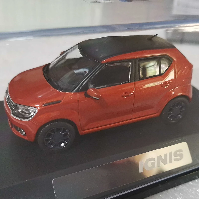 IGNIS Микромодель автомобиля из пластика и сплава 1:43 белый оранжевый синий