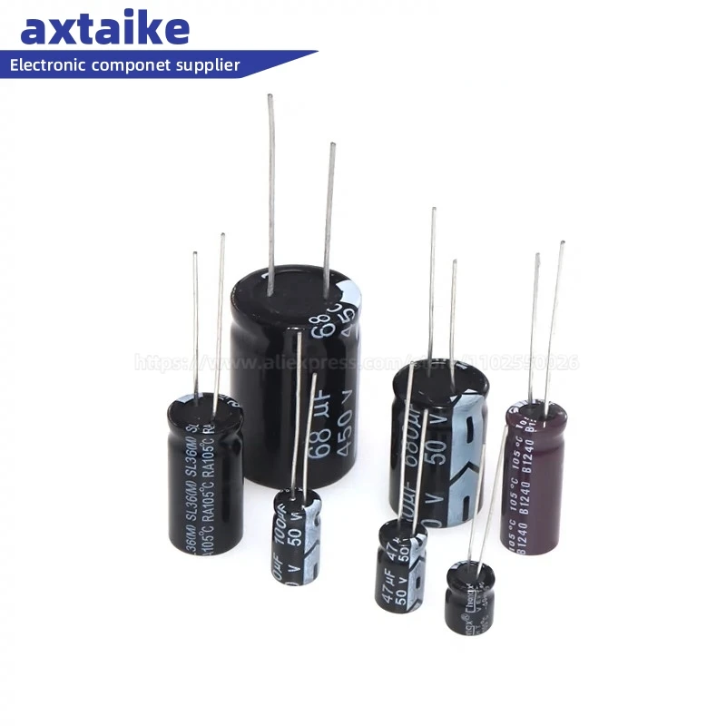 

63V 10UF 22UF 33UF 47UF 100UF 220UF 330UF 470UF 680UF 1000UF 2200UF 3300UF 4700UF Aluminum Electrolytic Capacitor DIP