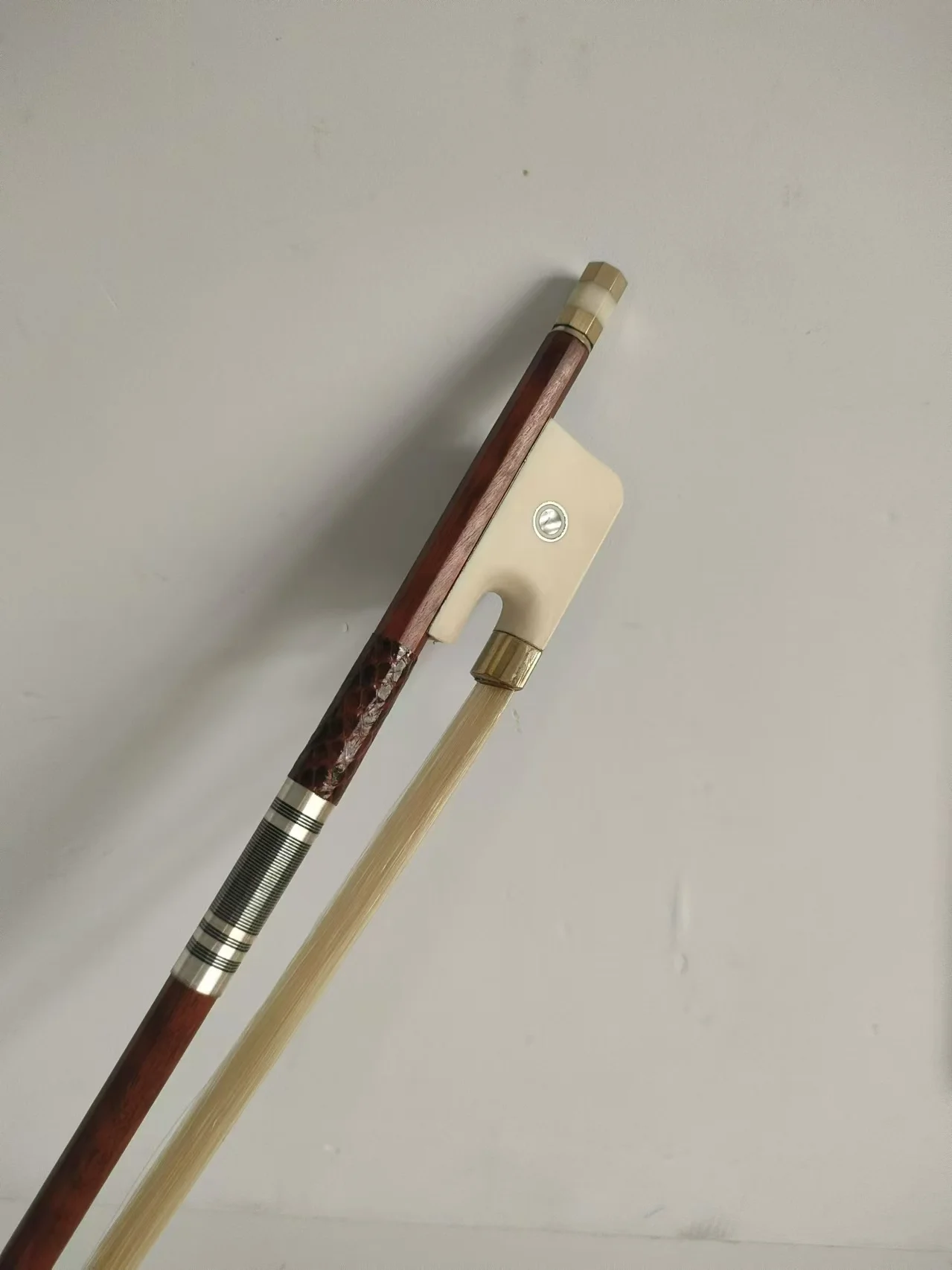 1 шт. сбалансированный Виолончель Лук 4/4 змеевидный фотолук OX Frog белый лук для