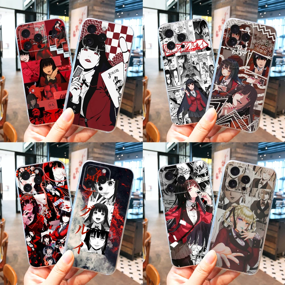 G156 kakegurui yumeko аниме мягкая искусственная кожа для Moto G9 Powe One Pro E12 E22I E22 G52 G42 G32 G22 G23 Z2 Z