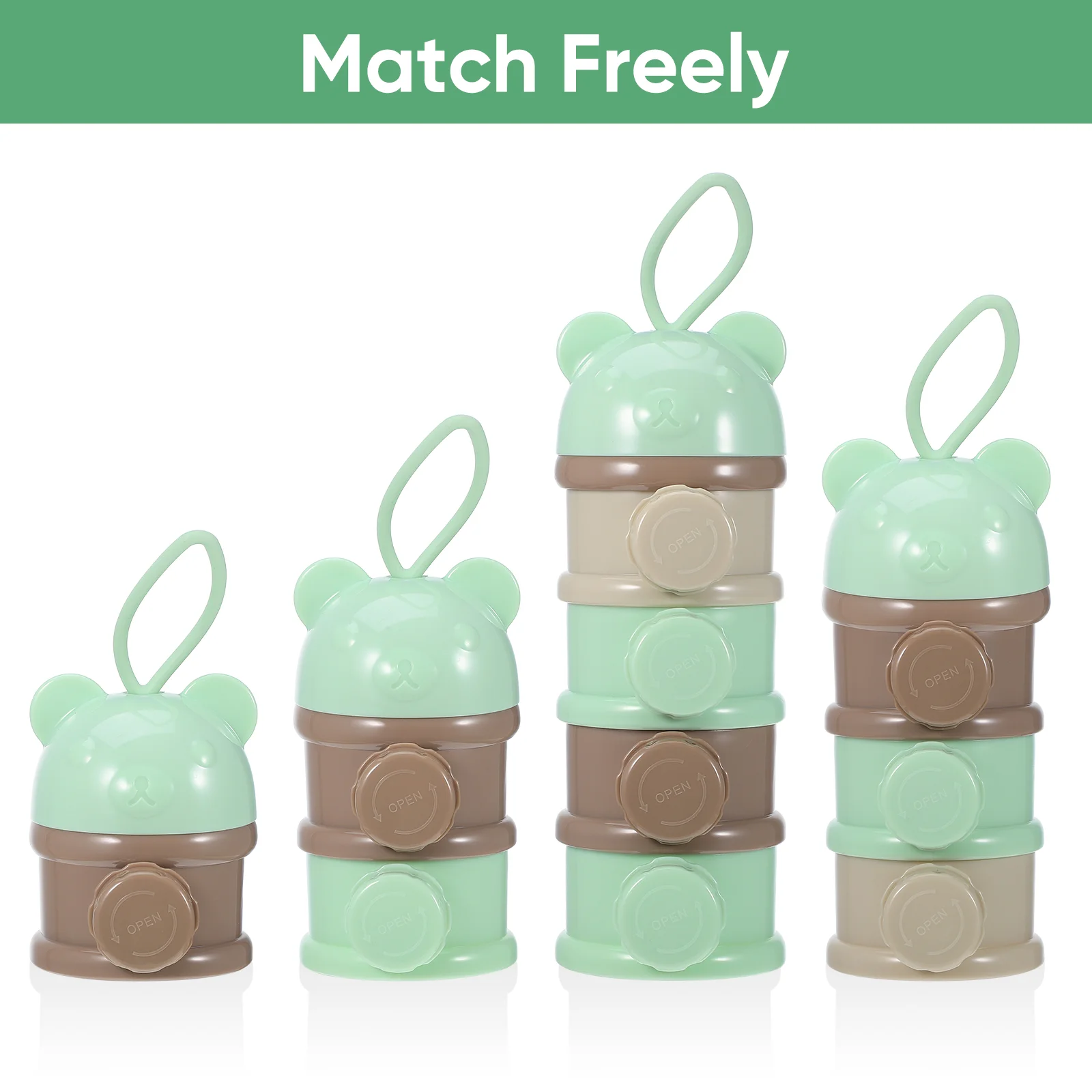 Диспенсер для молочной смеси контейнеры детских закусок портативный блендер