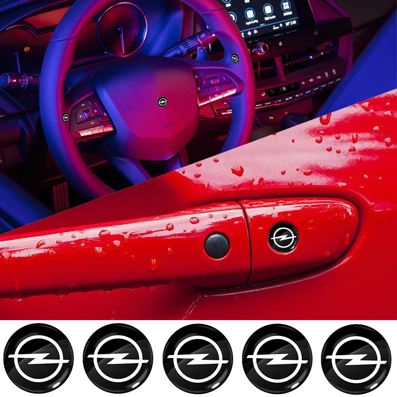 

10/50pcs Car PVC Steering Wheel Window Center Control Button Shape Stickers for Opel Astra Mokka Zafira Corsa Vectra Lnsignia Et