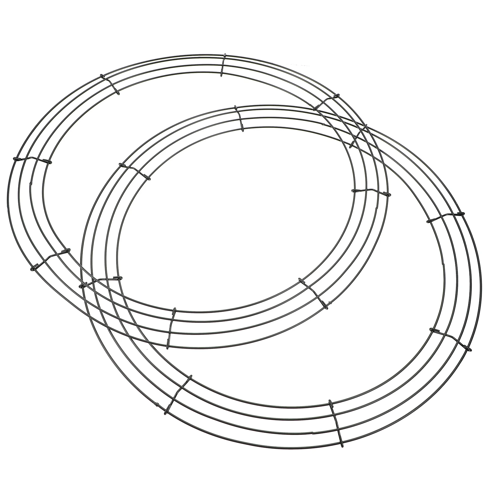 2 шт. Рождественский проволочный венок DIY Изготовление гирлянды Кольца