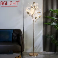 86light nordic creative floor lamp ginkgo flower shape light modern led decorative for home living bed room