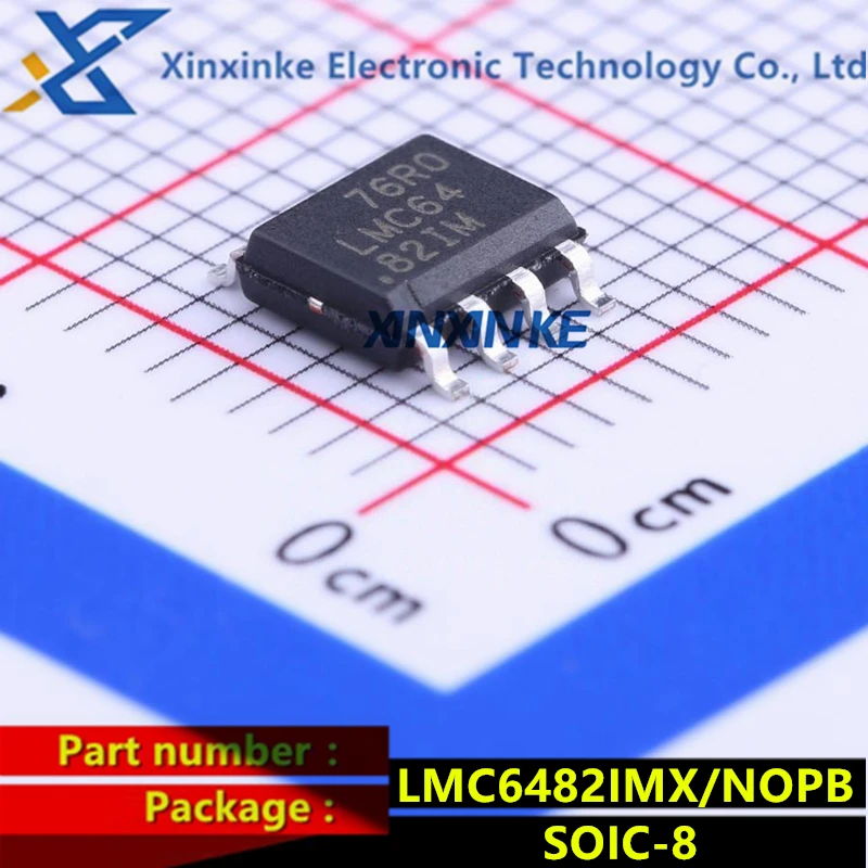 

LMC6482IMX/NOPB SOIC-8 LMC6482IM Operational Amplifiers ICs Op Amps CMOS DUAL RRIO OP AMP Rail-to-Rail Brand New Original