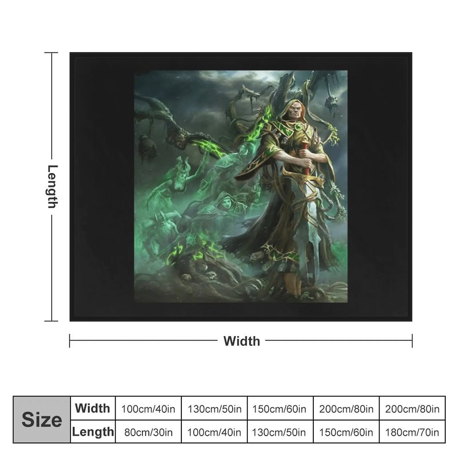 Одеяло из дерева судьбы Warmachine - Cassius the Oathkeeper and Wurmwood декоративные диваны на