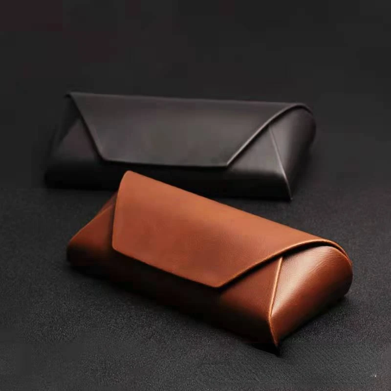 

Reto PU Leather Eyewear Cases Cover for Sunglasses Fashion Eyeglasses Case Reading Glasses Box with Metal Buckle Eyewear Cases