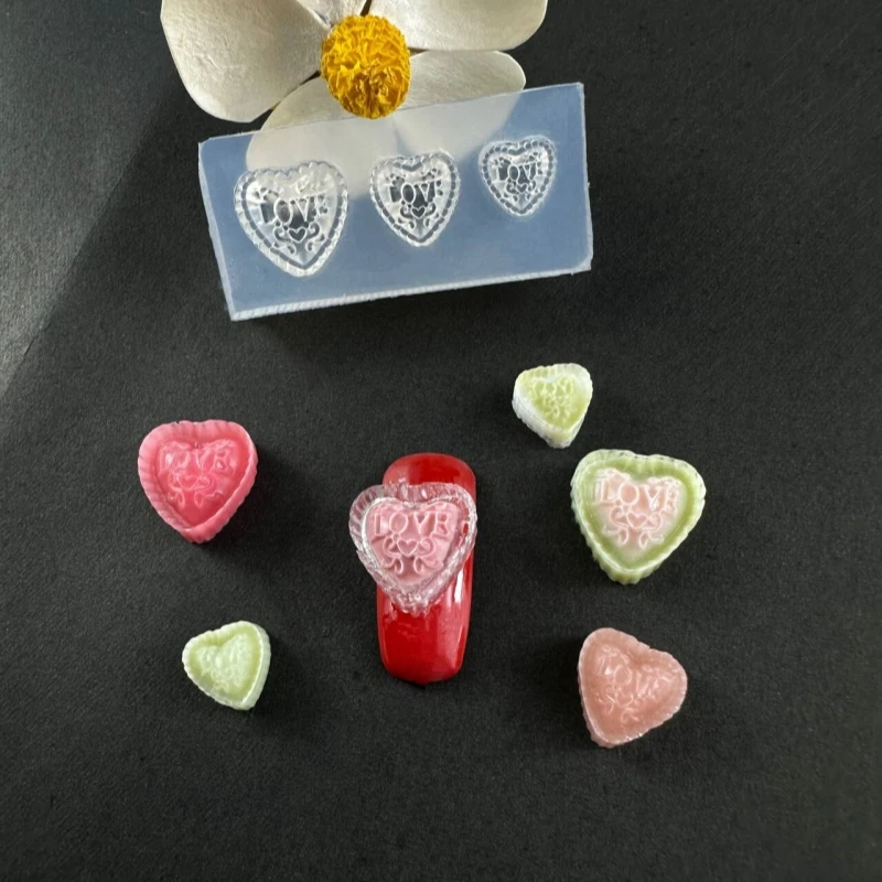 5 шт. силиконовые формочки для ногтей