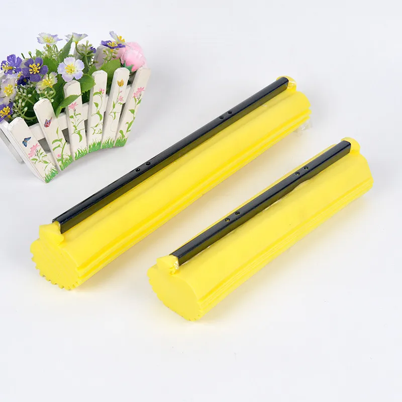 

2 Pcs Two Size Sponge Mop Head Replacement Parts Refill Mops Pad Sponge Head for Mops Folded Squeeze Water Carton Flow System