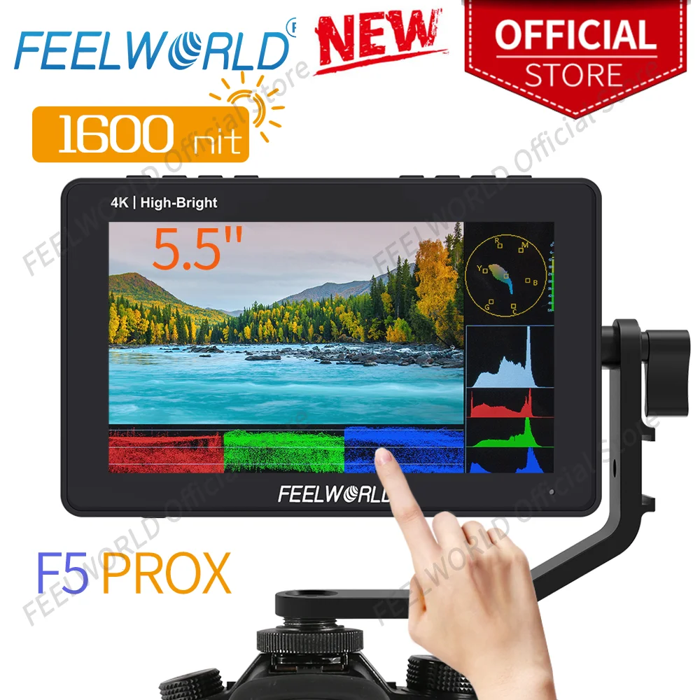 Монитор для камеры FEELWORLD F5 PROX, 5,5 дюйма, 1600 нит