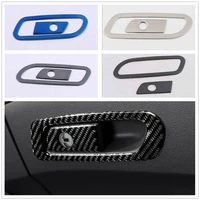 for audi a4 b9 a5 2017 2019 matte carbon fiber interior accessories glove box decoration cover trim