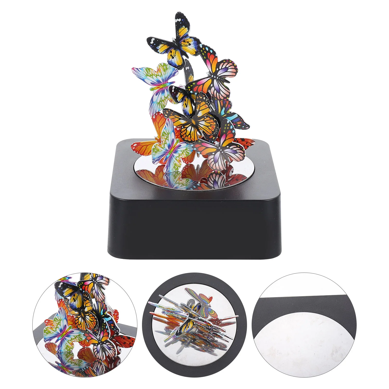 

Магнитный орнамент, креативная игрушка-бабочка для игр, поделки, настольные игрушки, металлический Детский пазл