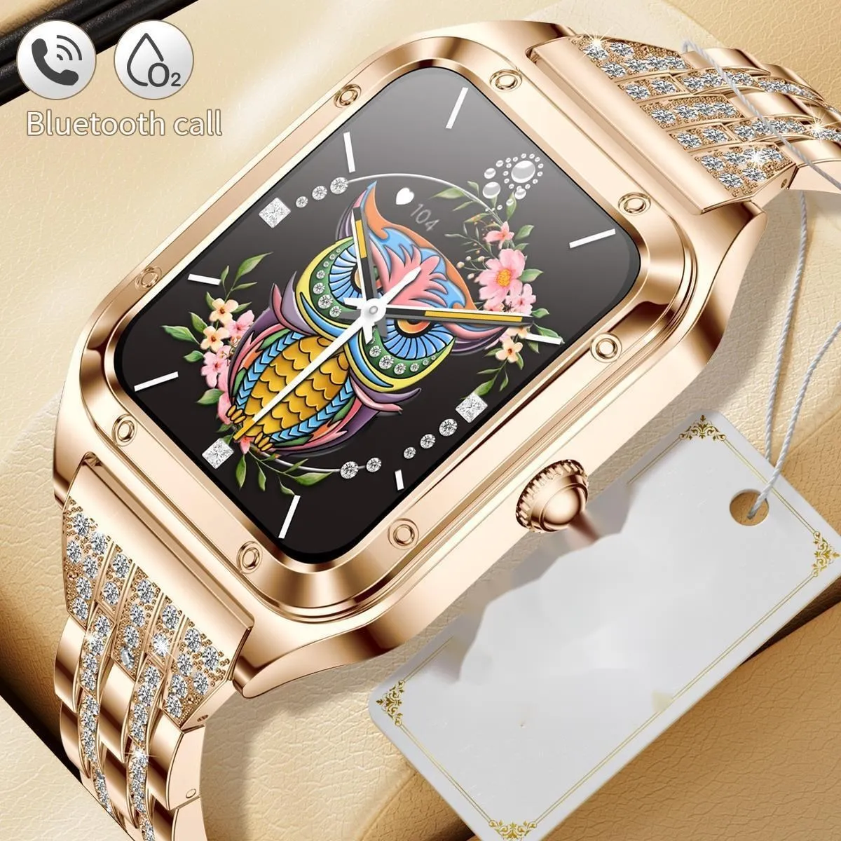 

2023 Fashion Smart Watch Ladies Bluetooth Call Blood Pressure Multifunctional Sports Bracelet Waterproof Smartwatch Women Best
