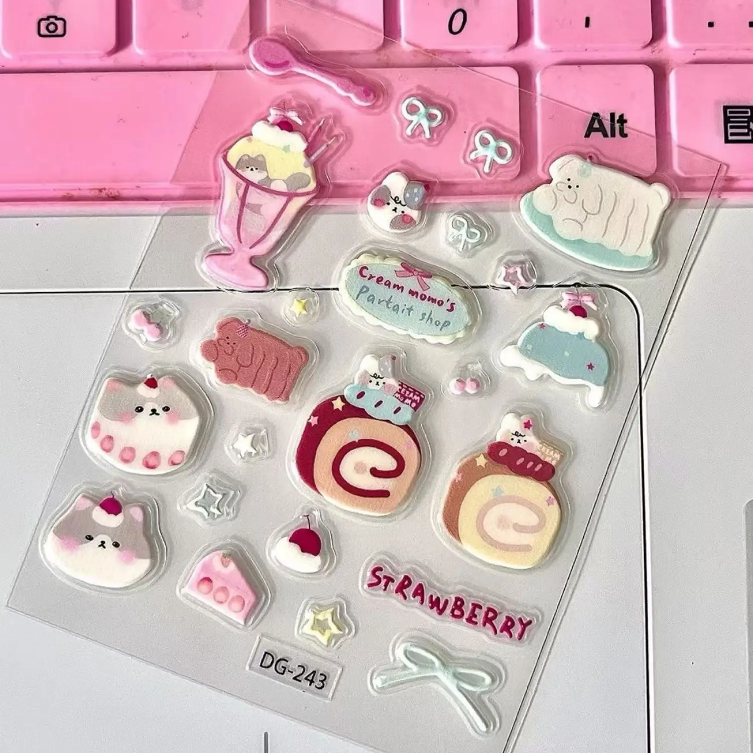 

Набор 3D-наклеек Jelly Kawaii