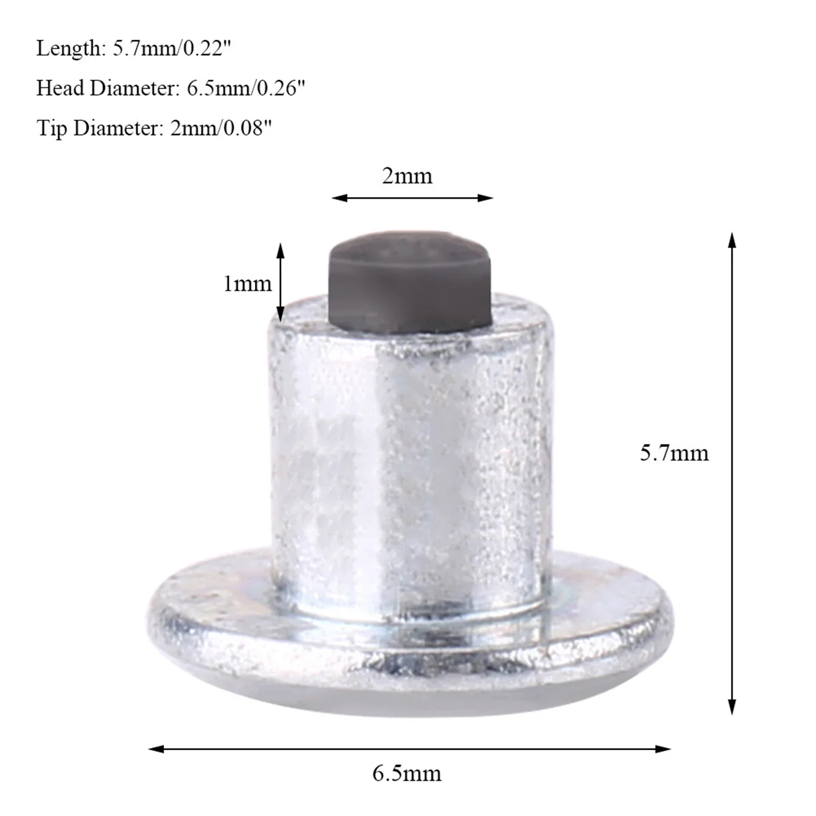 100 шт. 6 5 мм/0 26 &quotвинты-шпильки для колесных шин шипы зимних велосипеда мотоцикла