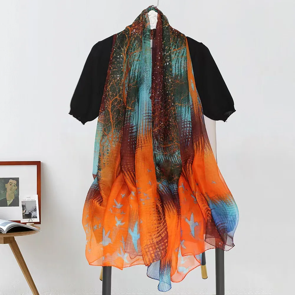 

Модный платок, Женский хиджаб, женский шелковый шарф, Пашмина, пляжные палантины, элегантные шарфы, шаль, большая накидка, бандана