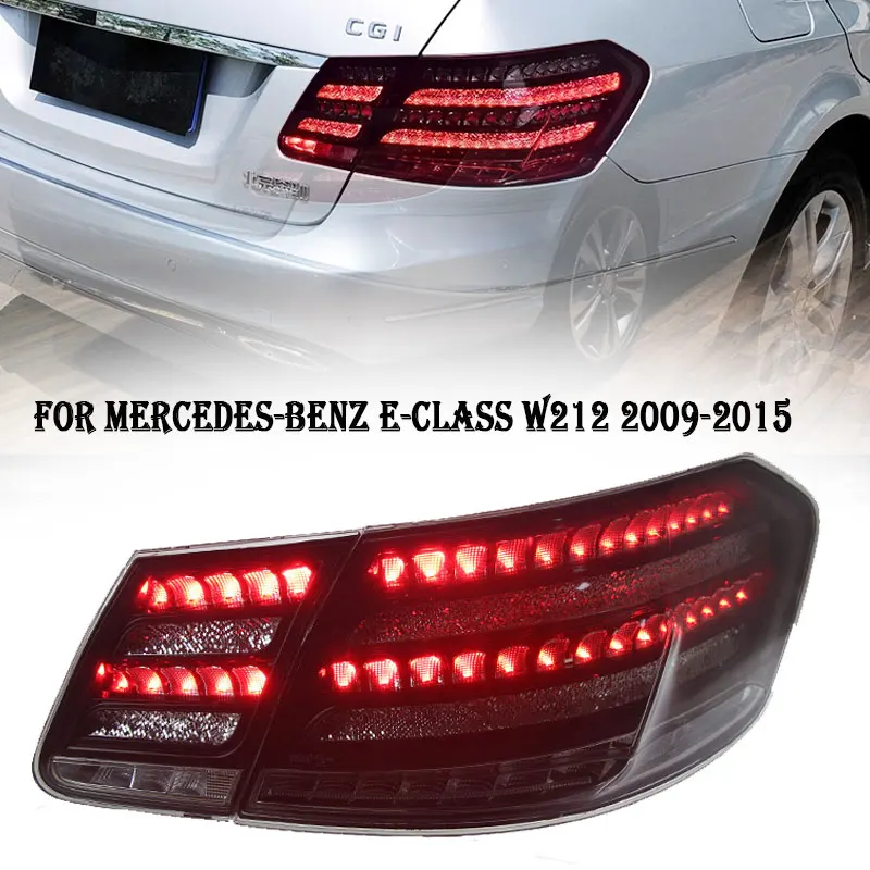 Задние фонари для Mercedes Benz E-Class W212 2009-2015 светодиодный задний фонарь в сборе чешуя