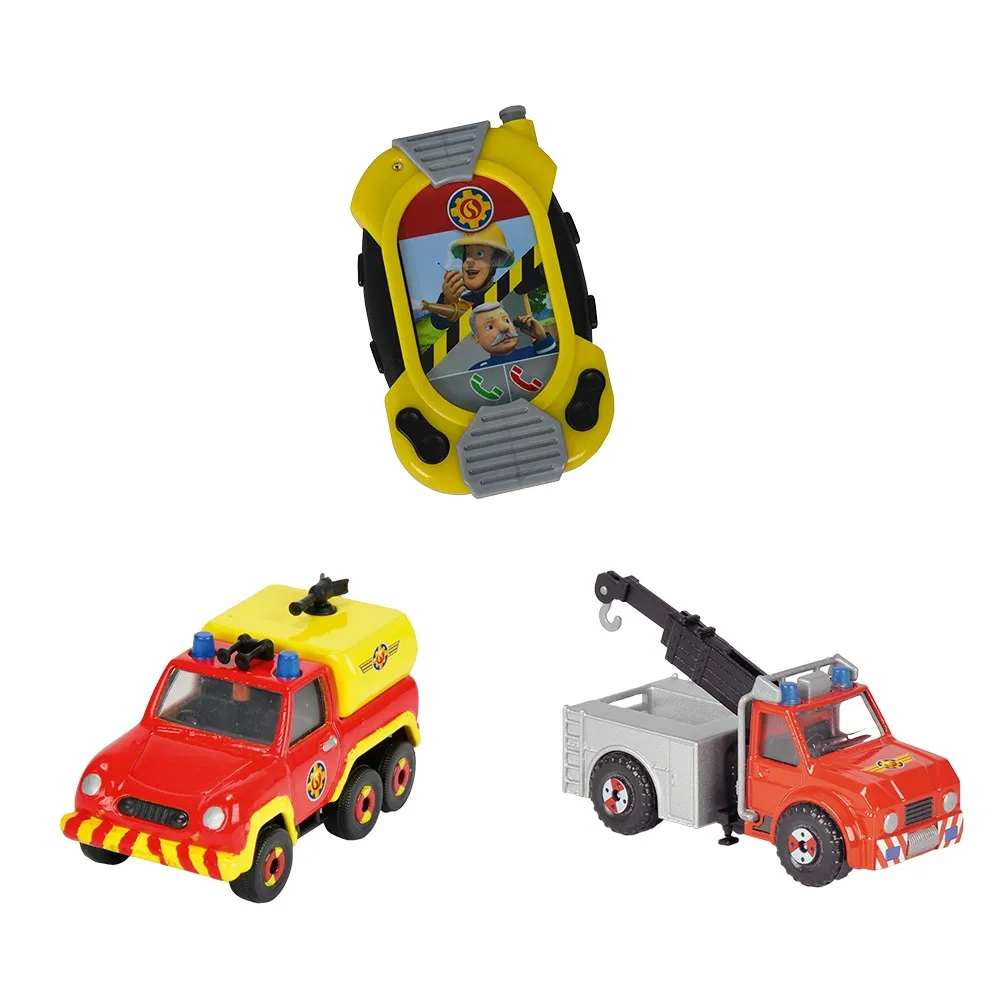 

Fireman Sam 3 pcs Set Venus + Phoenix Radio Fireman Sam Bundle Set